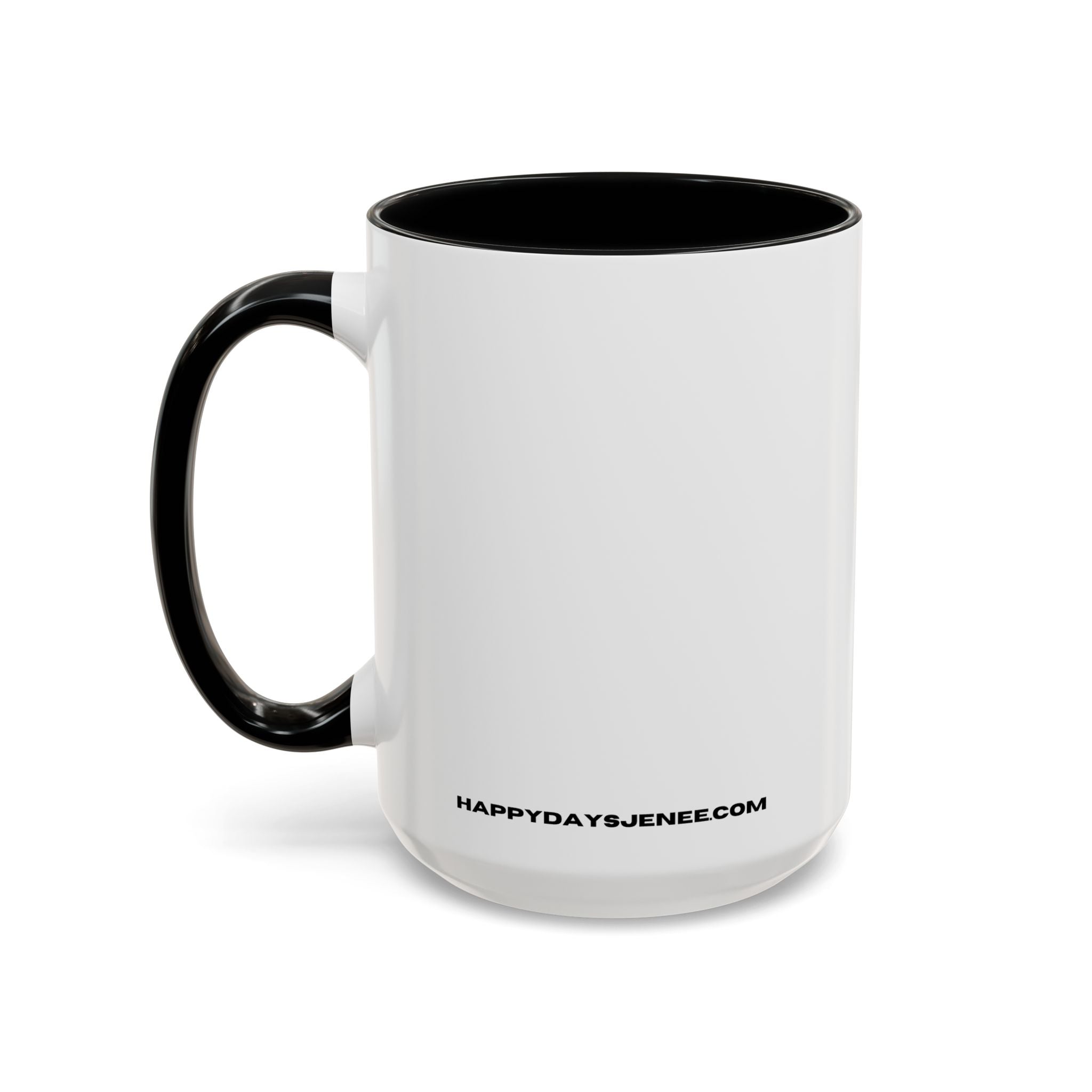 Accent Coffee Mug — "Put Your Money Where Your Mouth Is" Cowboy Graphic