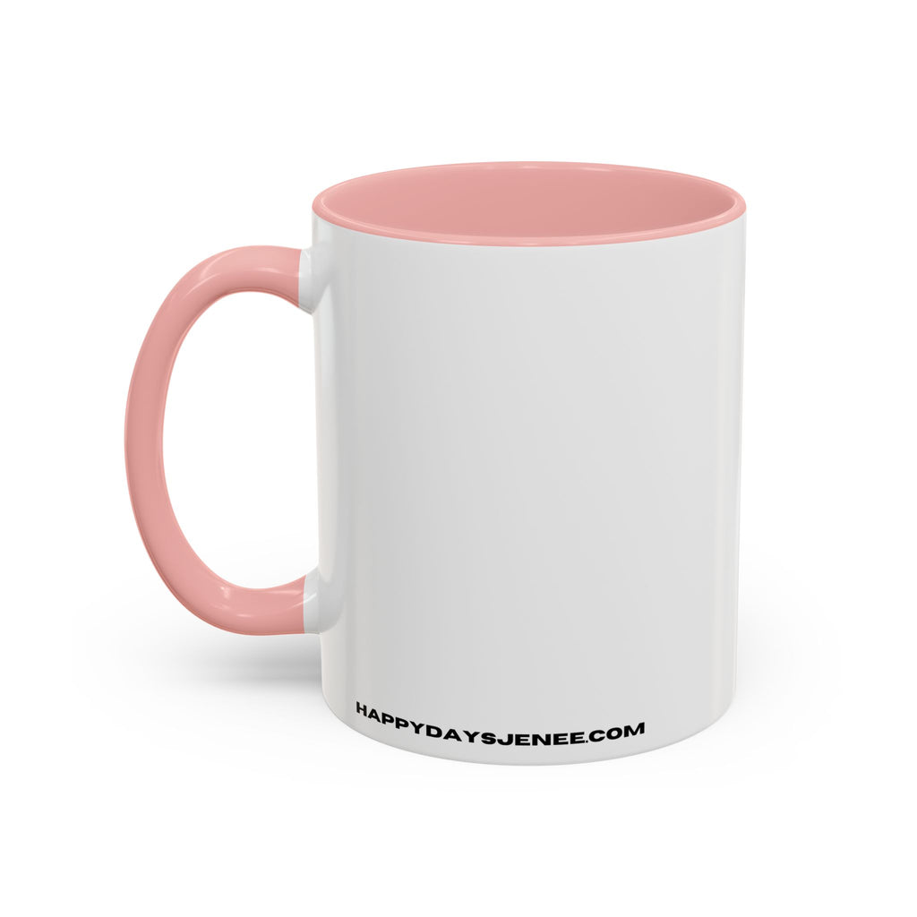 Accent Coffee Mug — "Put Your Money Where Your Mouth Is" Cowboy Graphic