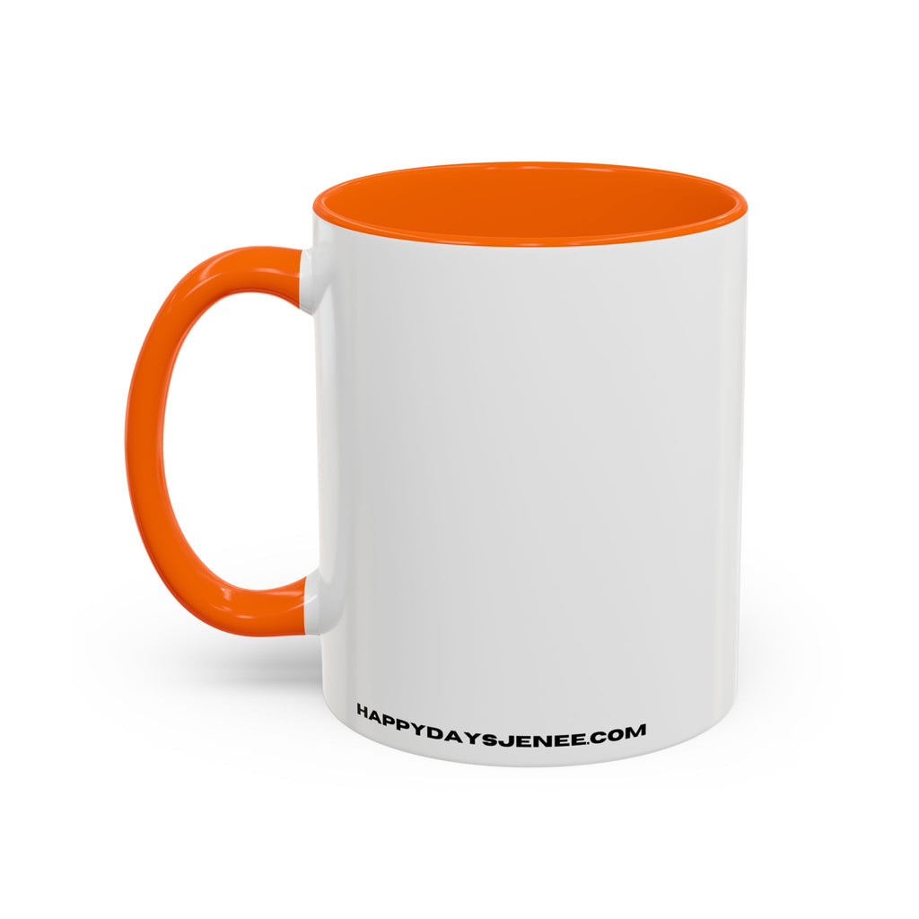 Accent Coffee Mug — "Put Your Money Where Your Mouth Is" Cowboy Graphic
