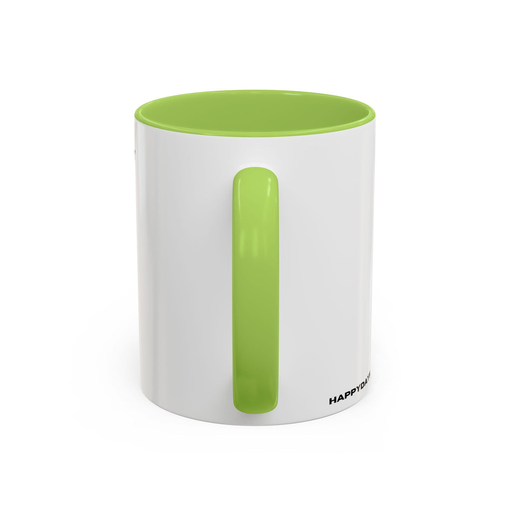 Accent Coffee Mug — "Put Your Money Where Your Mouth Is" Cowboy Graphic