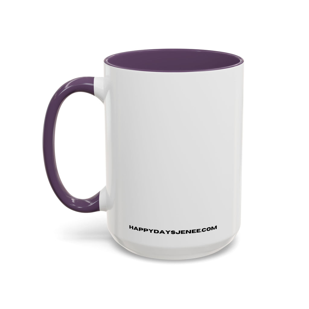 Accent Coffee Mug — "Put Your Money Where Your Mouth Is" Cowboy Graphic