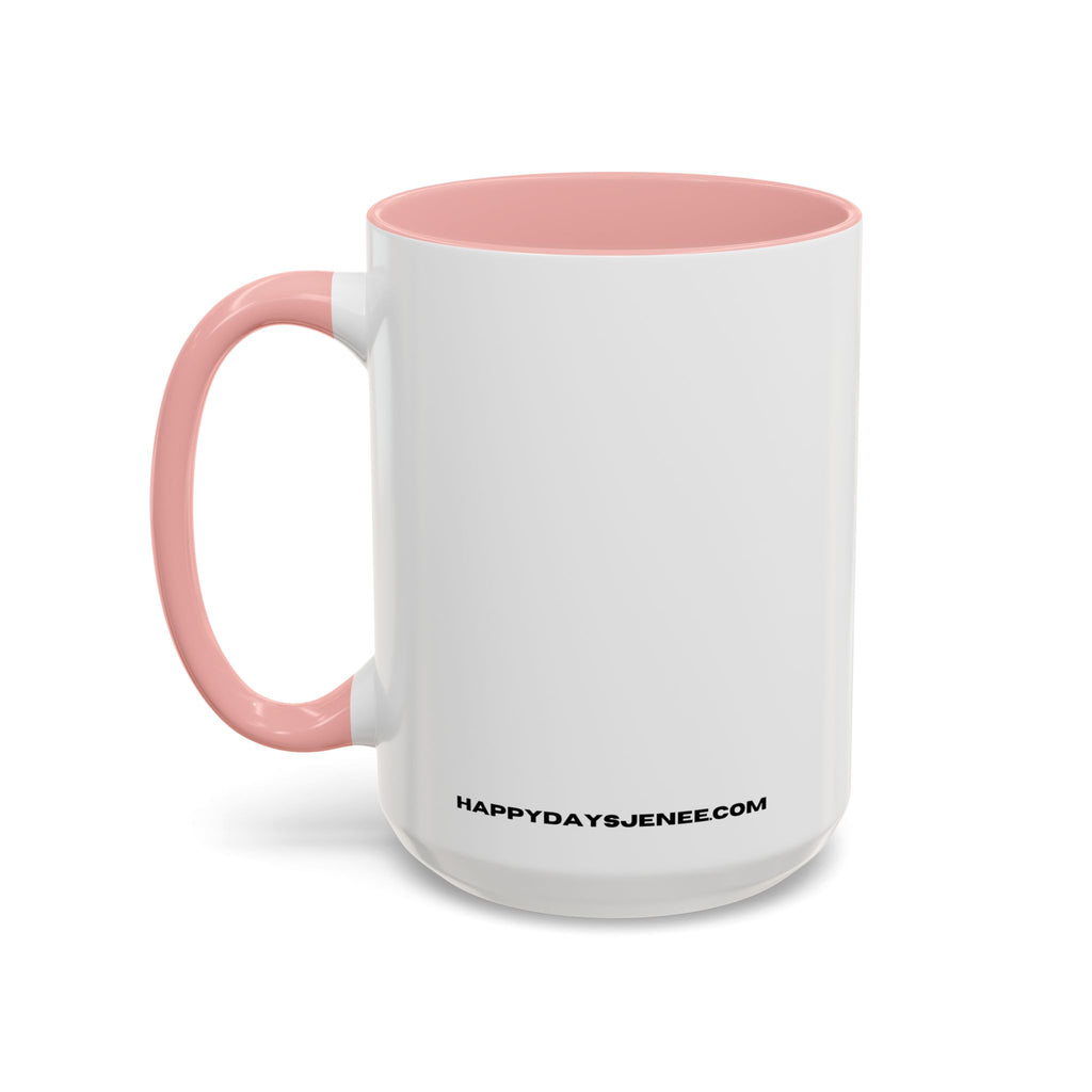 Accent Coffee Mug — "Put Your Money Where Your Mouth Is" Cowboy Graphic