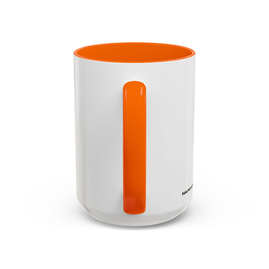 Accent Coffee Mug — "Put Your Money Where Your Mouth Is" Cowboy Graphic