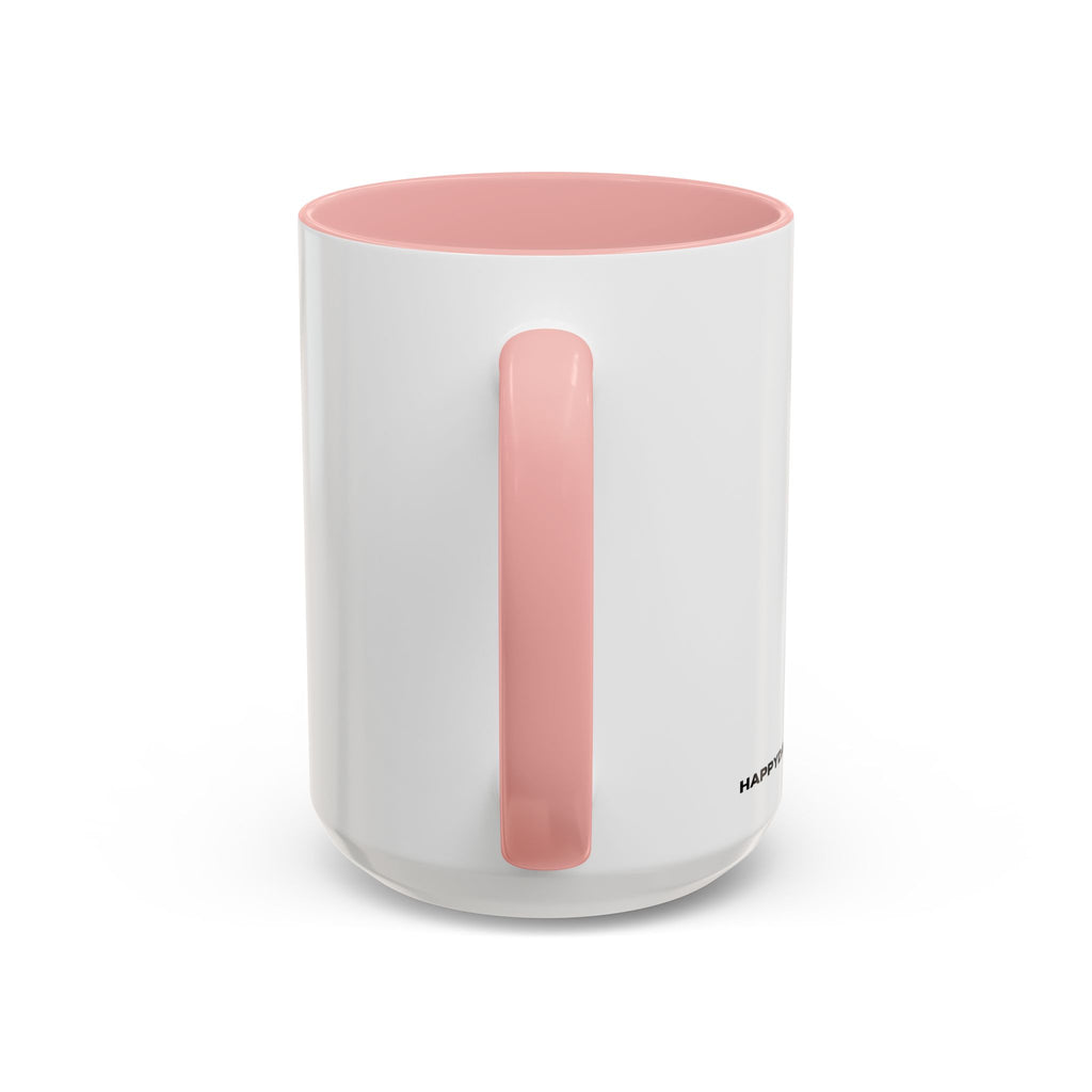 Accent Coffee Mug — "Put Your Money Where Your Mouth Is" Cowboy Graphic