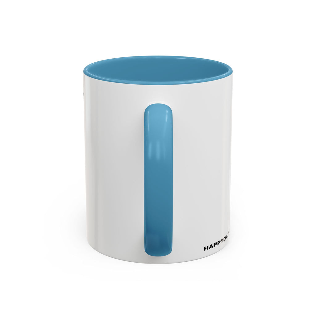 Accent Coffee Mug — "Put Your Money Where Your Mouth Is" Cowboy Graphic