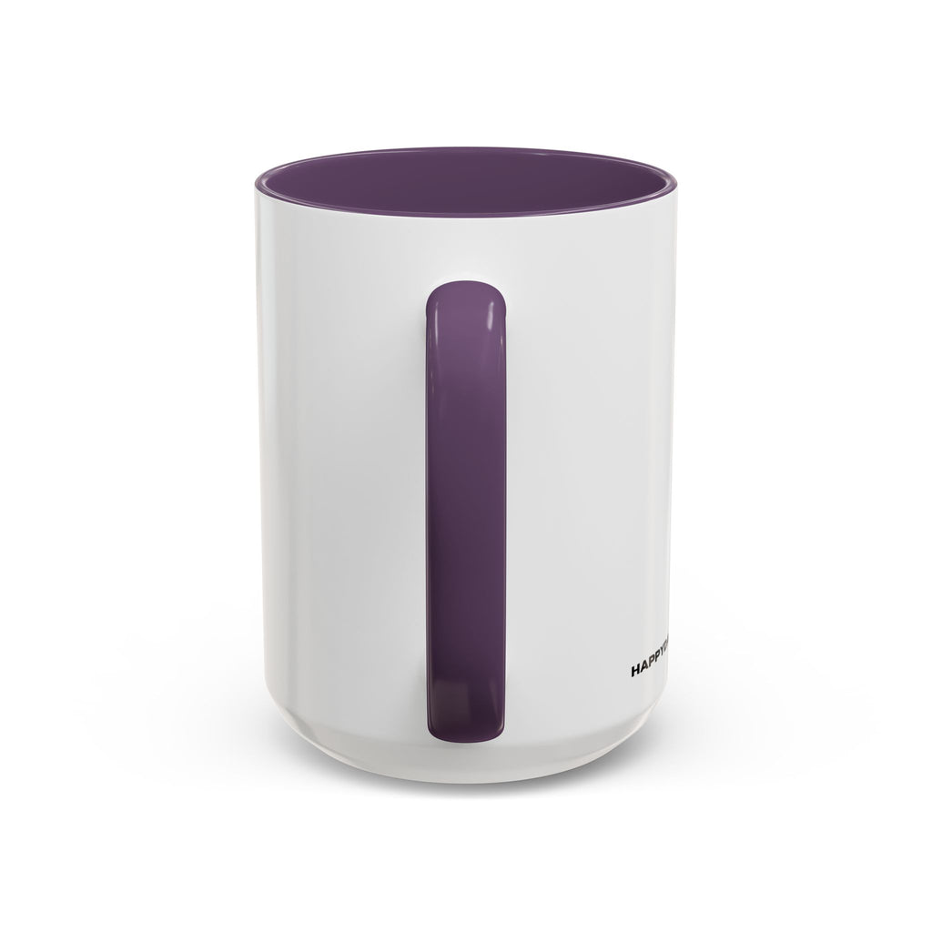 Accent Coffee Mug — "Put Your Money Where Your Mouth Is" Cowboy Graphic