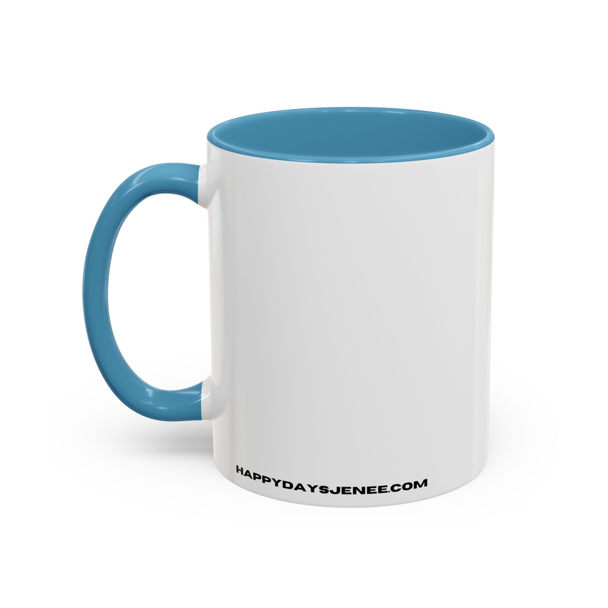 Accent Coffee Mug — "Put Your Money Where Your Mouth Is" Cowboy Graphic
