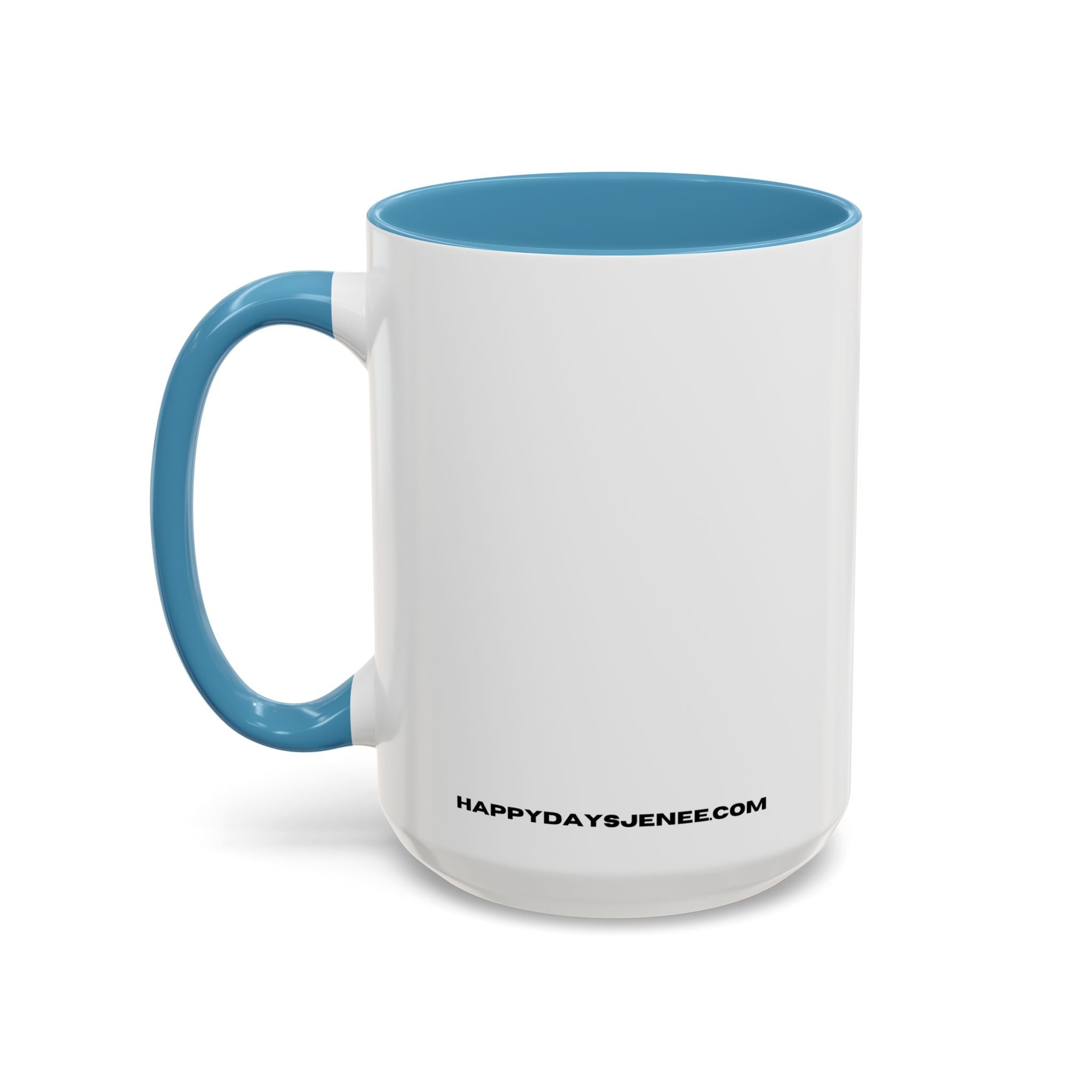 Accent Coffee Mug — "Put Your Money Where Your Mouth Is" Cowboy Graphic