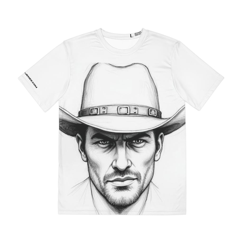 Men's Graphic Tee — "Put Your Money Where Your Mouth Is" Cowboy Illustration