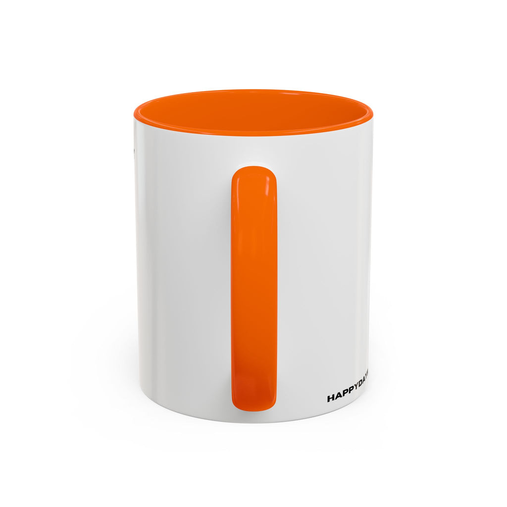 Accent Coffee Mug — "Put Your Money Where Your Mouth Is" Cowboy Graphic