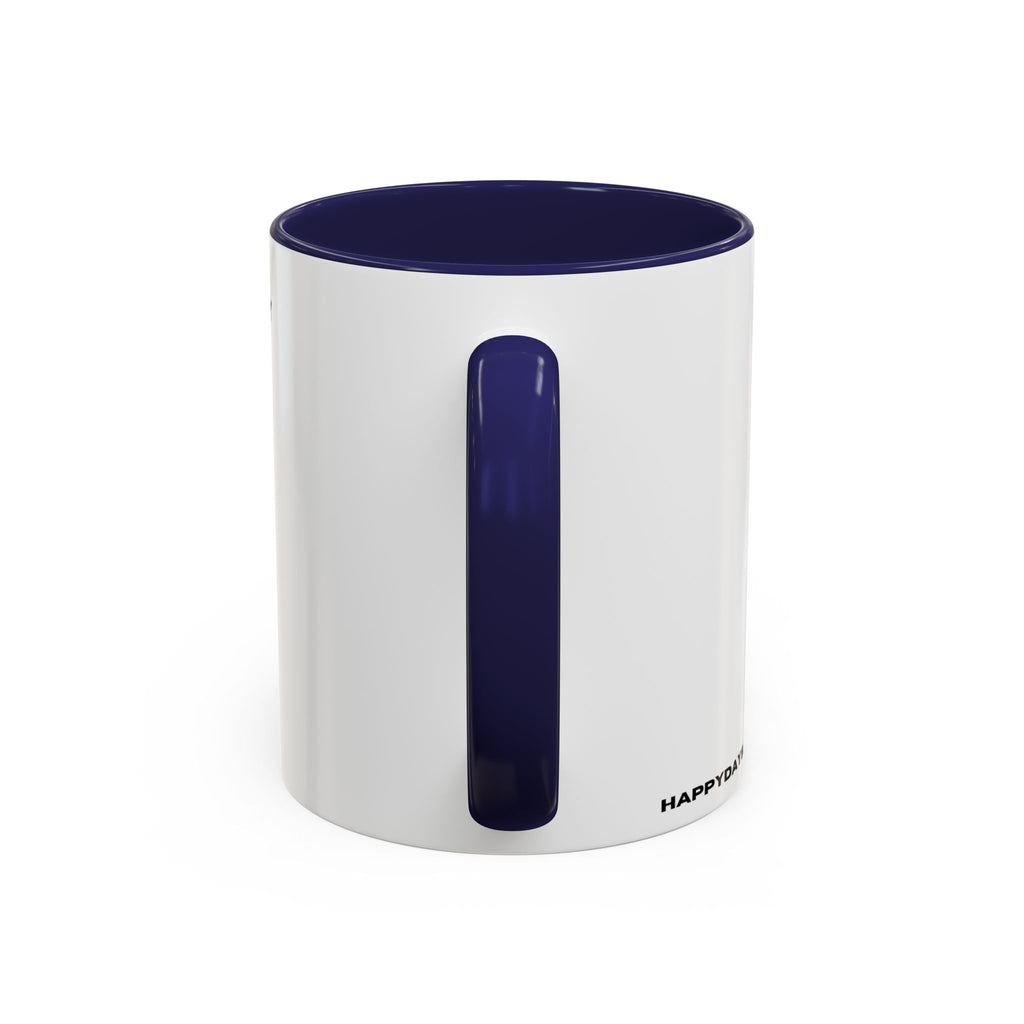 Accent Coffee Mug — "Put Your Money Where Your Mouth Is" Cowboy Graphic