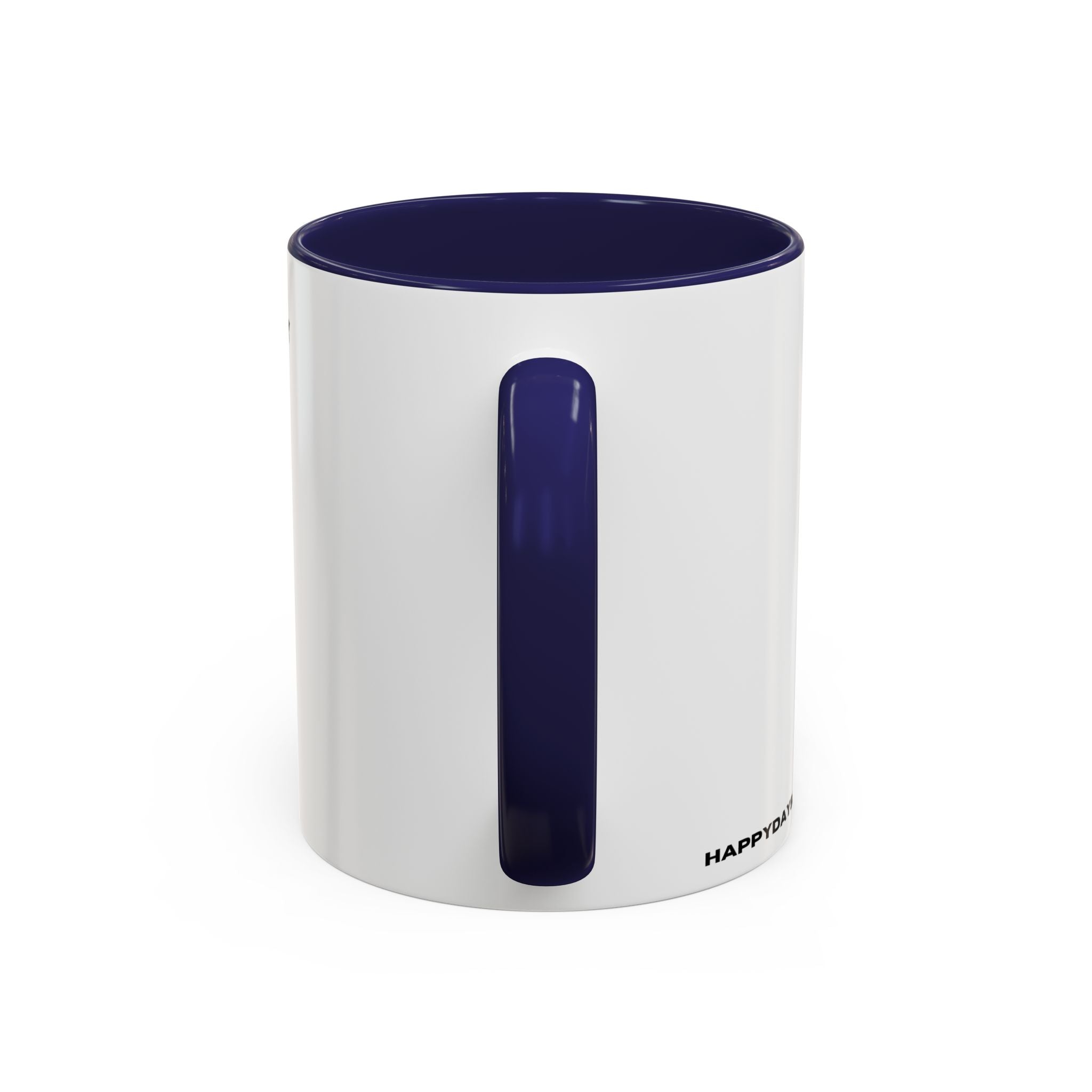 Accent Coffee Mug — "Put Your Money Where Your Mouth Is" Cowboy Graphic